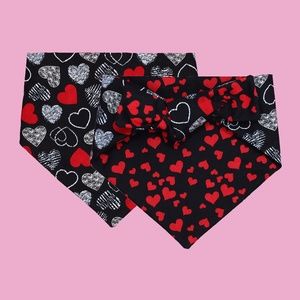 Handmade | Valentine's Day Dog Bandana| Size S
